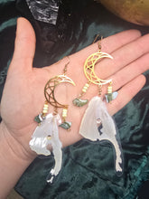 Load image into Gallery viewer, Luna Moth ~ Actias luna Earrings