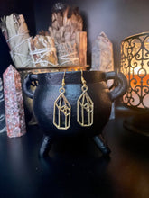 Load image into Gallery viewer, Geometric Crystal Earrings