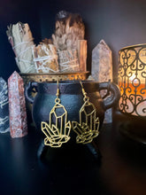 Load image into Gallery viewer, Geometric Crystal Earrings