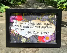 Load image into Gallery viewer, &quot;You can choke&quot; Frame
