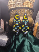 Load image into Gallery viewer, Snake moon earrings
