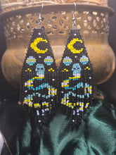 Load image into Gallery viewer, Snake moon earrings
