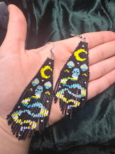 Load image into Gallery viewer, Snake moon earrings
