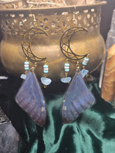 Load image into Gallery viewer, Blue Morpho ~ Morpho Menelaus Earrings
