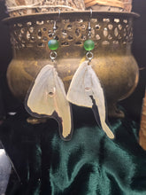 Load image into Gallery viewer, Luna Moth ~ Actias luna Earrings
