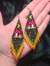 Load image into Gallery viewer, Mushroom whimsical earrings
