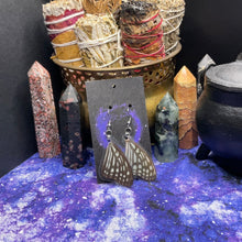 Load image into Gallery viewer, Red Ringed Skirt Earrings
